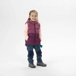Quechua Kids’ Hiking Sleeves Padded Jacket - Age 2-6 Years - Purple 14 Quechua Kids’ Hiking Sleeves Padded Jacket - Age 2-6 Years - Purple -Quechua kids hiking sleeves padded jacket age 2 6 years purple 3