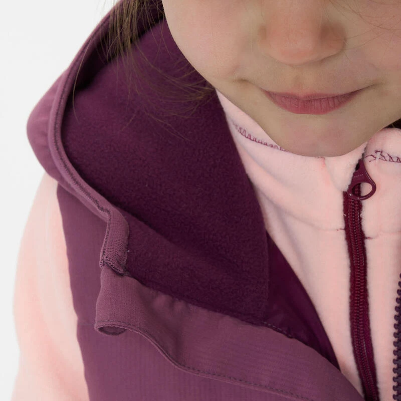 Quechua Kids’ Hiking Sleeves Padded Jacket - Age 2-6 Years - Purple 11 Quechua Kids’ Hiking Sleeves Padded Jacket - Age 2-6 Years - Purple - Image 9