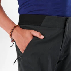 Quechua Kids' Hiking Softshell Trousers MH550 7-15 Years - Black -Quechua kids hiking softshell trousers mh550 7 15 years black 4