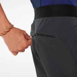 Quechua Kids' Hiking Softshell Trousers MH550 7-15 Years - Black -Quechua kids hiking softshell trousers mh550 7 15 years black 5