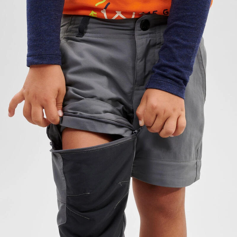 Quechua Kids' Zip-Off Hiking Trousers MH500 7 Quechua Kids' Zip-Off Hiking Trousers MH500 - Image 5