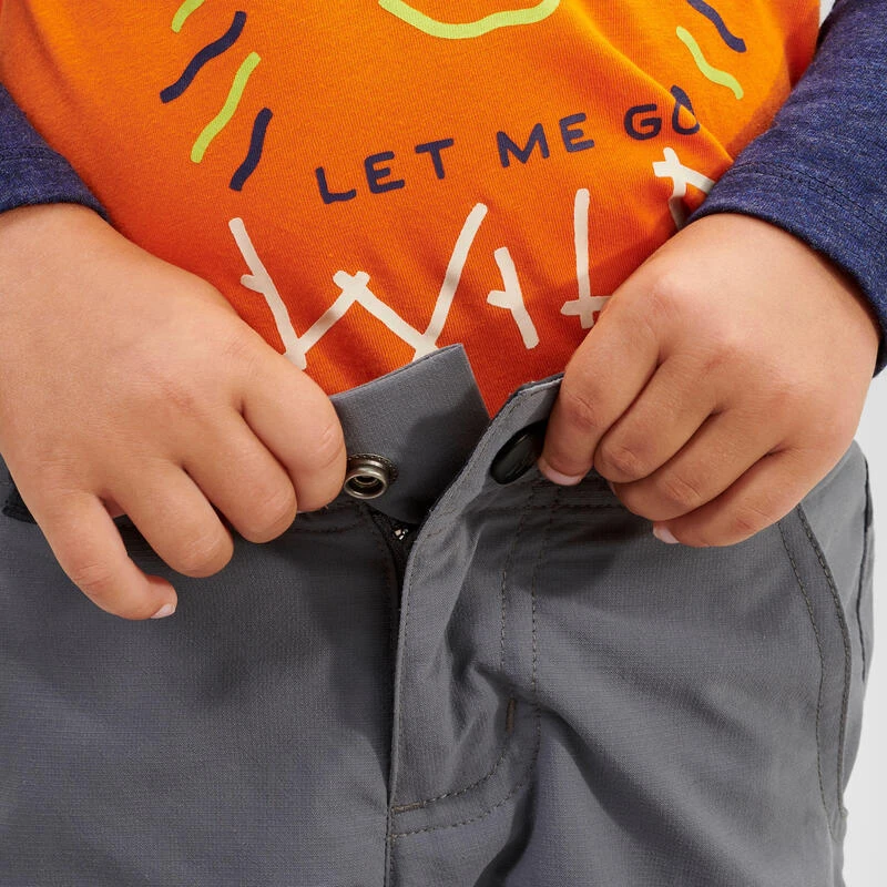 Quechua Kids' Zip-Off Hiking Trousers MH500 10 Quechua Kids' Zip-Off Hiking Trousers MH500 - Image 8