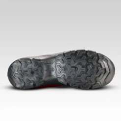 Quechua Kids' Low Lace Up Hiking Shoes MH120 Size 35-38 -Quechua kids low lace up hiking shoes mh120 size 35 38 red 2