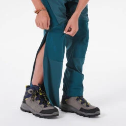 Quechua Kids’ Modular Hiking Trousers MH500 Aged 7-15 Dark Petrol -Quechua kids modular hiking trousers mh500 aged 7 15 dark petrol 6