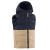 Quechua Kids’ Padded Hiking Gilet - Aged 2-6 - Beige And Blue -Quechua kids padded hiking gilet aged 2 6 beige and blue