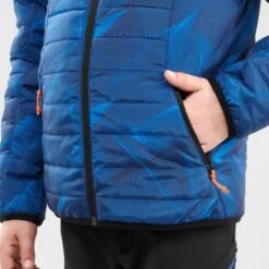 Quechua KIDS’ PADDED HIKING JACKET MH500 7-15 YEARS 16 Quechua KIDS’ PADDED HIKING JACKET MH500 7-15 YEARS -Quechua kids padded hiking jacket mh500 7 15 years blue 5