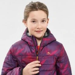 Quechua Child's Padded Walking Jacket - 7-15 Years 15 Quechua Child's Padded Walking Jacket - 7-15 Years -Quechua kids padded hiking jacket mh500 7 15 years purple 5