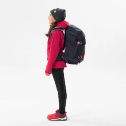 Quechua KIDS’ SOFTSHELL HIKING JACKET - MH550 Aged 7-15 - RASPBERRY -Quechua kids softshell hiking jacket mh550 aged 7 15 raspberry 2