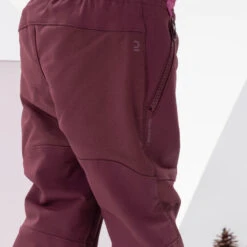 Quechua Kids’ Softshell Hiking Trousers - MH550 - Aged 2-6 -Quechua kids softshell hiking trousers mh550 aged 2 6 purple 5