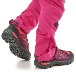Quechua Kids' Velcro Hiking Shoes MH120 LOW 28 To 34 - Purple -Quechua kids velcro hiking shoes mh120 low 28 to 34 purple 4
