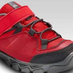 Quechua Kids' Velcro Hiking Shoes MH120 LOW 28 To 34 -Quechua kids velcro hiking shoes mh120 low 28 to 34 red 5