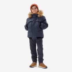 Quechua KIDS’ WARM AND WATERPROOF HIKING JACKET - SH100 -6.5°C - 7-15 YEARS -Quechua kids warm and waterproof hiking jacket sh100 65c 7 15 years 1
