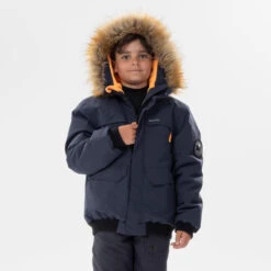 Quechua KIDS’ WARM AND WATERPROOF HIKING JACKET - SH100 -6.5°C - 7-15 YEARS -Quechua kids warm and waterproof hiking jacket sh100 65c 7 15 years 3