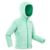 Quechua Kids' 2-6 Years Hiking Fleece SH500 -Quechua kids warm hiking fleece jacket mh500 aged 2 6 turquoise