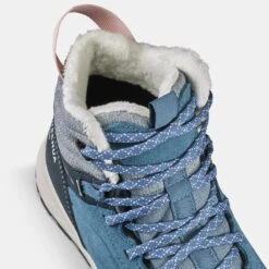 Quechua Kids' Warm And Waterproof SH500 Lace-up Leather Hiking Shoes - Size 2.5 - 5.5 15 Quechua Kids' Warm And Waterproof SH500 Lace-up Leather Hiking Shoes - Size 2.5 - 5.5 -Quechua kids warm waterproof hiking boots sh500 leather lace up size 3538 6