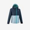 Quechua Kids' Hiking Waterproof Jacket MH500 7-15 Years -Quechua kids waterproof hiking jacket mh500 aged 7 15 blue