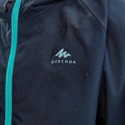 Quechua Kids' Hiking Waterproof Jacket MH500 7-15 Years -Quechua kids waterproof hiking jacket mh500 aged 7 15 blue 2