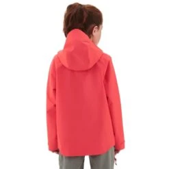 Quechua Kids’ Waterproof Hiking Jacket - MH550 - Coral - Age 7-15 Years -Quechua kids waterproof hiking jacket mh550 coral age 7 15 years 2
