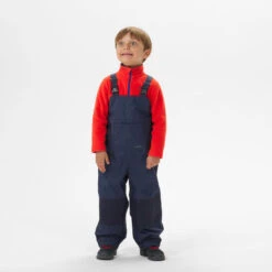 Quechua Kids’ Waterproof Hiking Salopettes - Aged 2-6 - Navy Blue -Quechua kids waterproof hiking salopettes aged 2 6 navy blue 2