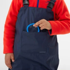 Quechua Kids’ Waterproof Hiking Salopettes - Aged 2-6 - Navy Blue -Quechua kids waterproof hiking salopettes aged 2 6 navy blue 6