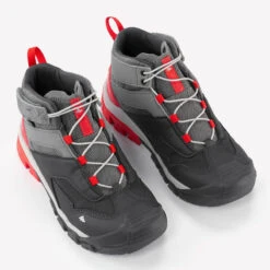 Quechua Kids' Waterproof Walking Boots - 28-34 - Grey -Quechua kids waterproof walking boots 28 34 grey 3
