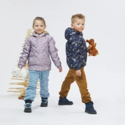 Quechua KIDS’ WATERPROOF WINTER HIKING JACKET - SH100 - 2-6 YEARS -Quechua kids waterproof winter hiking jacket sh100 2 6 years 1