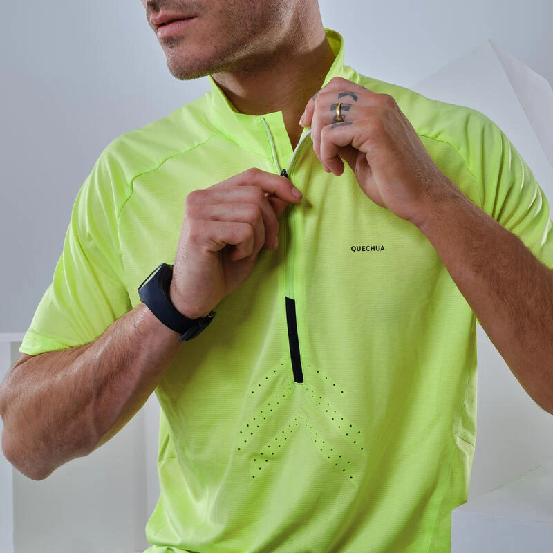 Quechua Men's Short-Sleeved Walking T-Shirt 6 Quechua Men's Short-Sleeved Walking T-Shirt - Image 4