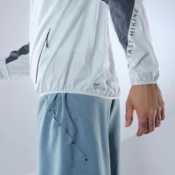 Quechua Men’s Fast Hiking Windbreaker Jacket FH500 Helium Wind -Quechua mens fast hiking windbreaker jacket fh500 helium wind grey 3