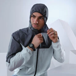 Quechua Men’s Fast Hiking Windbreaker Jacket FH500 Helium Wind -Quechua mens fast hiking windbreaker jacket fh500 helium wind grey 7