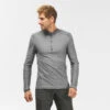 Quechua Men's Hiking Synthetic Long-Sleeved T-Shirt MH550 -Quechua mens hiking synthetic long sleeved t shirt mh550