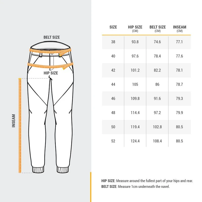 Quechua Men’s Hiking Trousers - NH500 Slim 5 Quechua Men’s Hiking Trousers - NH500 Slim - Image 3