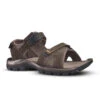 Quechua Men's Leather Walking Sandals - NH120 -Quechua mens leather walking sandals nh120 brown