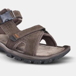 Quechua Men's Leather Walking Sandals - NH120 17 Quechua Men's Leather Walking Sandals - NH120 -Quechua mens leather walking sandals nh120 brown 7