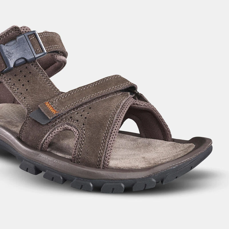 Quechua Men's Leather Walking Sandals - NH120 10 Quechua Men's Leather Walking Sandals - NH120 - Image 8
