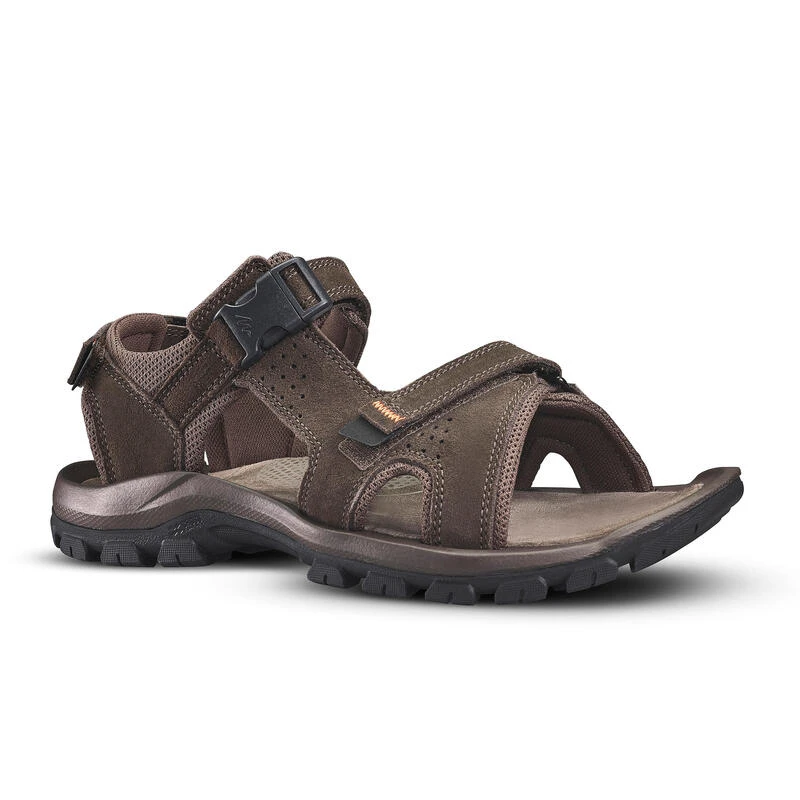 Quechua Men's Leather Walking Sandals - NH120 3 Quechua Men's Leather Walking Sandals - NH120