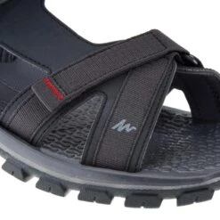 Quechua Men's Walking Sandals - NH110 - Black -Quechua mens walking sandals nh110 black 8