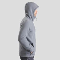 Quechua Men’s Warm Hiking Fleece Jacket - SH100 U-Warm -Quechua mens warm hiking fleece jacket sh100 u warm 2