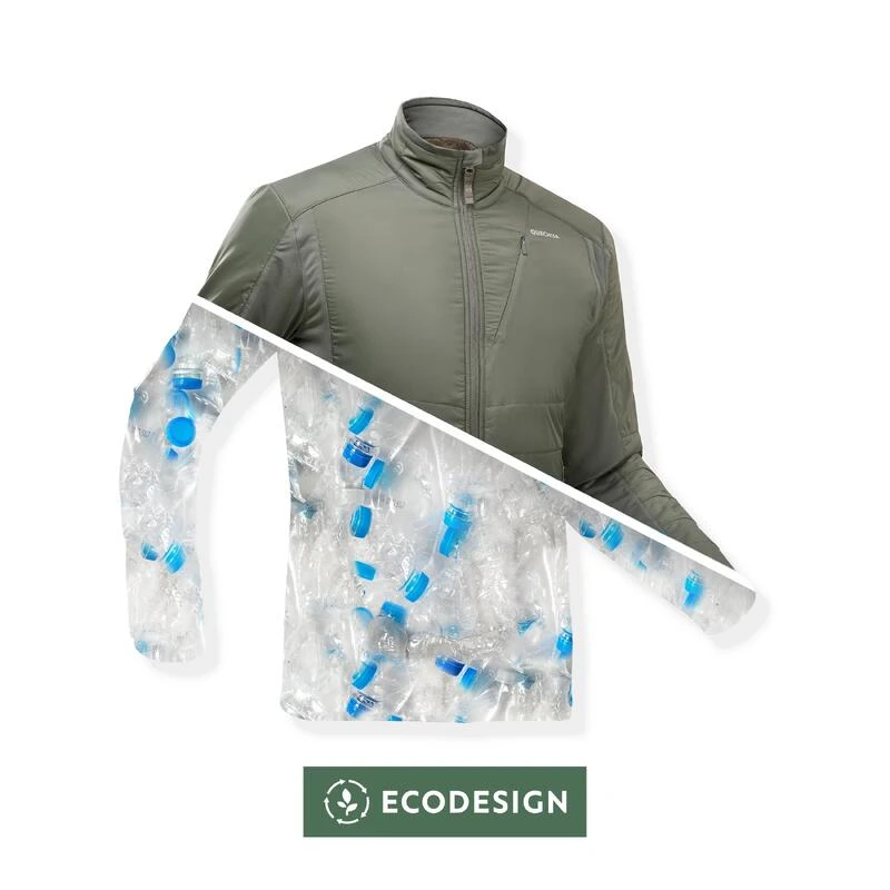 Quechua Men's Warm Hybrid Fleece Hiking Jacket - SH900 MOUNTAIN 4 Quechua Men's Warm Hybrid Fleece Hiking Jacket - SH900 MOUNTAIN - Image 2