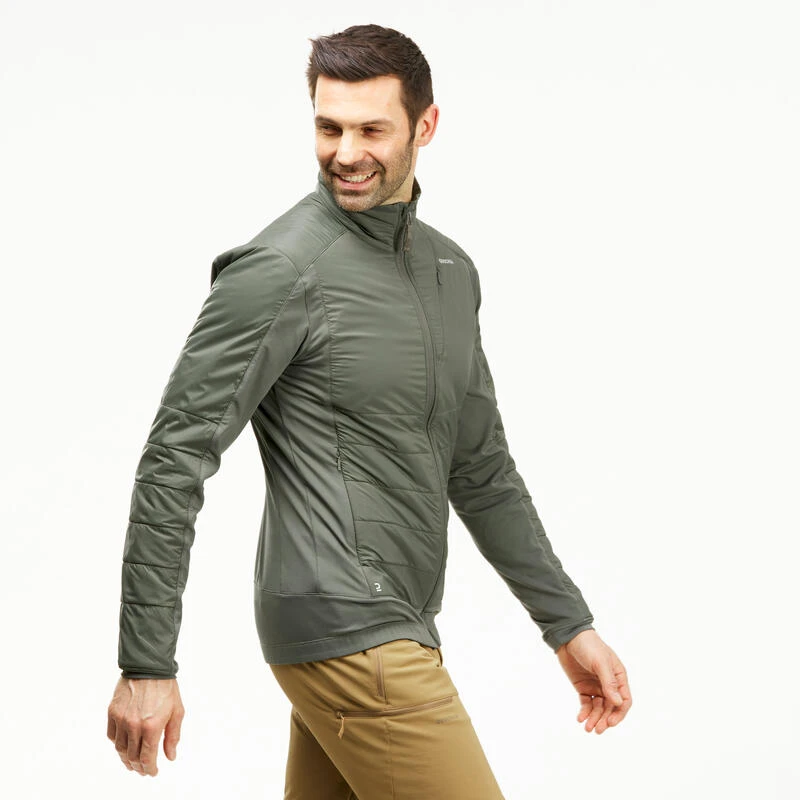 Quechua Men's Warm Hybrid Fleece Hiking Jacket - SH900 MOUNTAIN 6 Quechua Men's Warm Hybrid Fleece Hiking Jacket - SH900 MOUNTAIN - Image 4