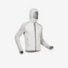 Quechua Men’s Warm Jacket For Fast Hiking FH 900 Hybrid - Light Grey