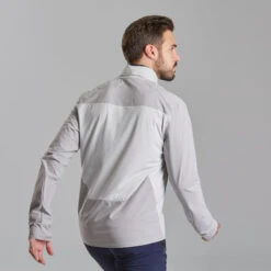 Quechua Men’s Warm Jacket For Fast Hiking FH 900 Hybrid - Light Grey -Quechua mens warm jacket for fast hiking fh 900 hybrid light grey 2