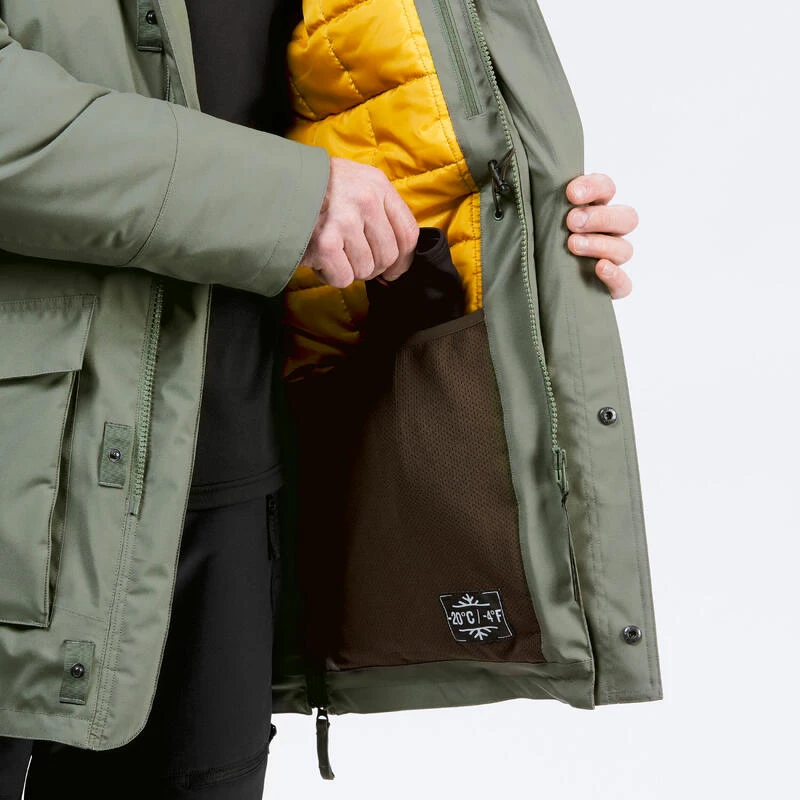 Quechua Men’s Winter Waterproof Hiking Parka - SH900 -20°C 9 Quechua Men’s Winter Waterproof Hiking Parka - SH900 -20°C - Image 7