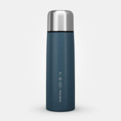Quechua Stainless Steel Insulated Hiking Bottle 1 L Blue -Quechua stainless steel insulated hiking bottle 1 l blue 8