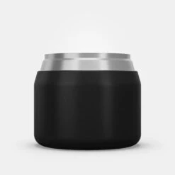 Quechua Stainless Steel Isothermal Food Box For Hiking MH500 0.5 L Black -Quechua stainless steel isothermal food box for hiking mh500 05 l black 9