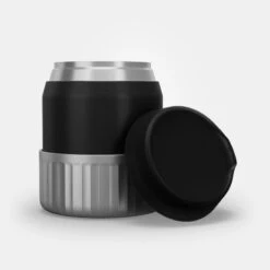 Quechua Stainless Steel Isothermal Food Box For Hiking MH500 0.8 L With Bowl Black -Quechua stainless steel isothermal food box for hiking mh500 08 l with bowl black 9