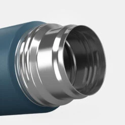 Quechua Stainless Steel Isothermal Hiking Bottle 0.7 Litre Blue -Quechua stainless steel isothermal hiking bottle 07 litre blue 6