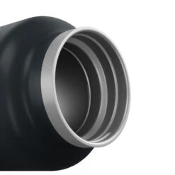 Quechua Thermal MH100 Bottle (stainless Steel, Double Vacuum Wall) 1.2L Wide Neck, Black -Quechua thermal mh100 bottle stainless steel double vacuum wall 12l wide neck black 6