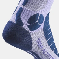Quechua Trek Altitude Socks - Lilac (1 Pair) -Quechua trek altitude socks lilac 1 pair 3