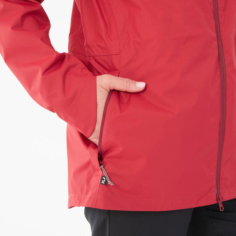 Quechua Veste Imperméable De Randonnée - NH500 Imper - Femme 9 Quechua Veste Imperméable De Randonnée - NH500 Imper - Femme - Image 7