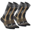 Quechua Warm Hiking Socks - SH500 MOUNTAIN MID - 2 Pairs -Quechua warm hiking socks sh500 mountain mid 2 pairs
